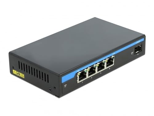 Delock Gigabit Ethernet Switch 4 Port PoE + 1 SFP von DeLOCK