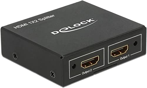 Delock HDMI Splitter 1 x HDMI in > 2 x HDMI Out 4K, único von DeLOCK