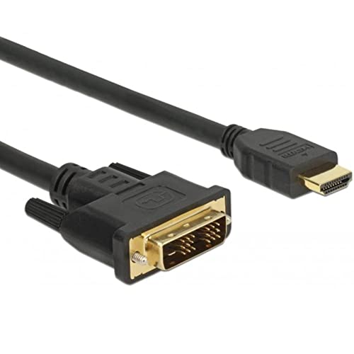 Delock HDMI zu DVI 18+1 Kabel bidirektional Videokabel-Adapter 1,5 m von DeLOCK
