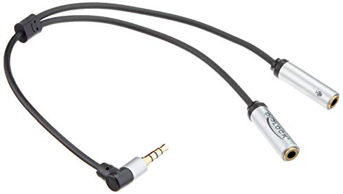 Delock Headset Adapter 1 x 3,5 mm 4 Pin Klinkenstecker zu 2 x 3,5 mm von DeLOCK
