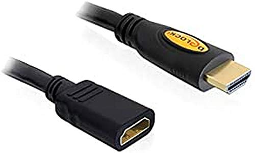 Delock High Speed HDMI-Kabel mit Ethernet Verlängerung (A-Stecker/Buchse, 3m) von DeLOCK