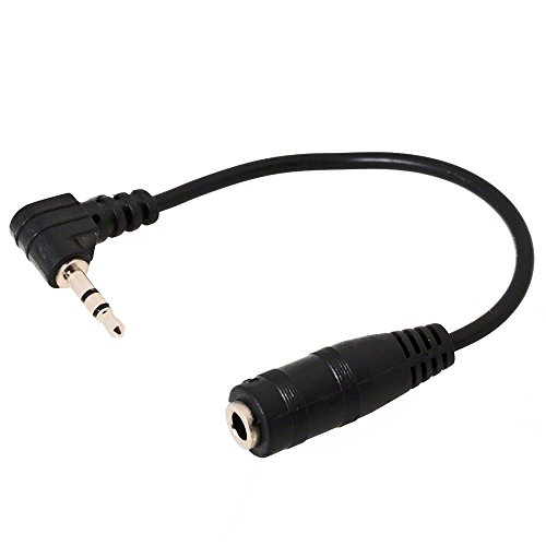 Delock Kabel Audio Klinke 2, 5 mm Stecker gewinkelt > 3, 5 mm Buchse 3 Pin 14 cm von DeLOCK