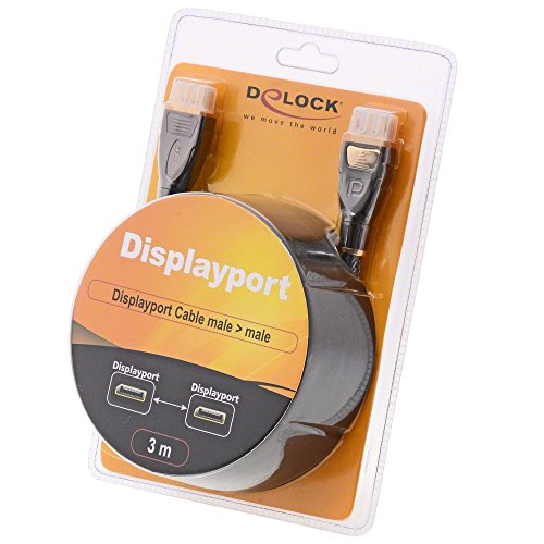 Delock Kabel DisplayPort 1.2 Stecker > DisplayPort Stecker 4K 60 Hz 3 m Premium von DeLOCK