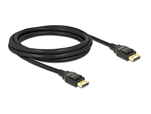 Delock Kabel Displayport 1.2 Stecker - Stecker 2m, 4K UHD 4096 x 2160 Pixel von DeLOCK