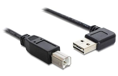 Delock Kabel Easy USB 2.0-A 90G gewinkelt > B Stecker/Stecker 5 m von DeLOCK