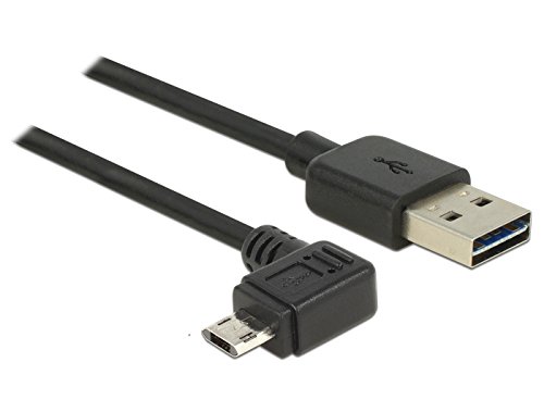 Delock Kabel Easy USB 2.0-A > Easy Micro-B Links/rechts gewinkelt Stecker/Stecker 1 m von DeLOCK