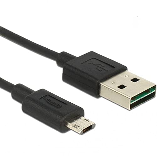 Delock Kabel Easy-USB 2.0 Typ-A Stecker > Easy-USB 2.0 Typ Micro-B Stecker schwarz 1 m Delock Kabel Easy-USB 2.0 Typ-A Stecker > Easy-USB 2.0 Typ Micro-B Stecker schwarz 1 m von DeLOCK