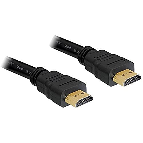 Delock Kabel High Speed HDMI mit Ethernet HDMI A Stecker HDMI A Stecker 15 m Schwarz von DeLOCK