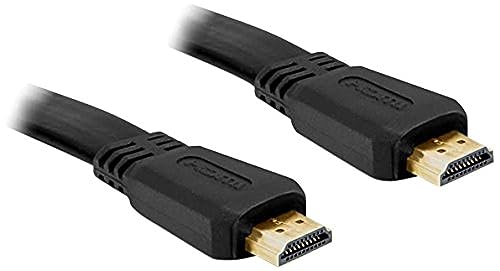 Delock Kabel High Speed HDMI mit Ethernet – HDMI A Stecker > HDMI A Stecker flach 3 m von DeLOCK