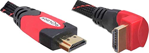 Delock Kabel High Speed HDMI mit Ethernet – HDMI A Stecker > HDMI A Stecker gewinkelt 4K 5 m, rot Delock Kabel High Speed HDMI mit Ethernet – HDMI A Stecker > HDMI A Stecker gewinkelt 4K 5 m, rot von DeLOCK