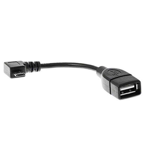 Delock Kabel Micro USB Typ-B Stecker gewinkelt > USB 2.0-A Buchse OTG 11 cm von DeLOCK