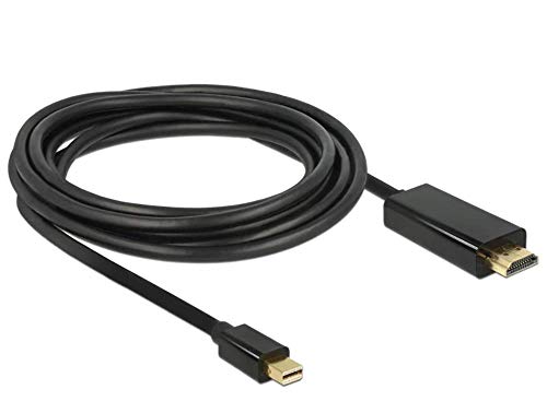 Delock Kabel Mini Displayport 1.1 Stecker auf HDMI-A Stecker (Full HD, 1920x1080, 1m) für Apple schwarz von DeLOCK