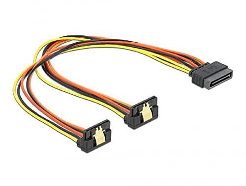 Delock Kabel SATA 15 Pin Strom Stecker mit Einrastfunktion > 2 x SATA 15 Pin Strom Buchse 30 cm Delock Kabel SATA 15 Pin Strom Stecker mit Einrastfunktion > 2 x SATA 15 Pin Strom Buchse 30 cm von DeLOCK