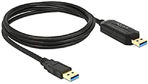 Delock Kabel USB 3.0 Data Link + KM Switch A Stecker > A Stecker 1,5m von DeLOCK