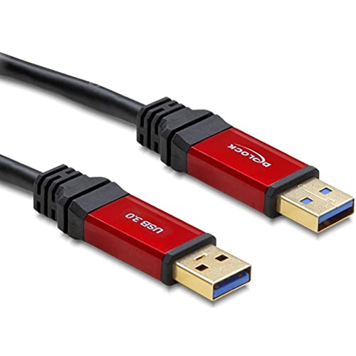 Delock Kabel USB 3.0 Typ-A Stecker > USB 3.0 Typ-A Stecker 1 m Premium von DeLOCK