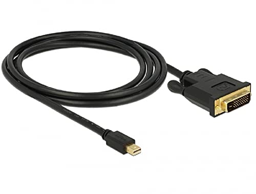 Delock Kabel mini DisplayPort 1.1 Stecker > DVI 24+1 Stecker Videokabel-Adapter 2 m von DeLOCK
