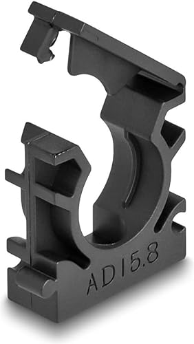 Delock Kabelschlauchhalter mit Verschlussclip 15,8 mm 8 Stück schwarz Delock Kabelschlauchhalter mit Verschlussclip 15,8 mm 8 Stück schwarz von DeLOCK