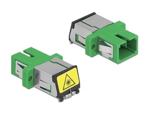 Delock LWL Kupplung e SC Simplex Buchse zu SC Simplex Buchse Singlemode grün von DeLOCK