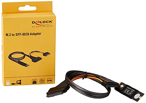 Delock M.2 Key M zu U.2 SFF-8639 NVMe Adapter mit 50 cm Kabel von DeLOCK