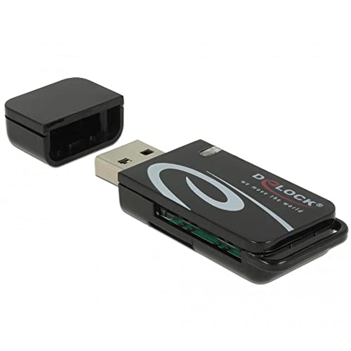 Delock Mini USB 2.0 Card Reader mit SD und Micro SD Slot von DeLOCK