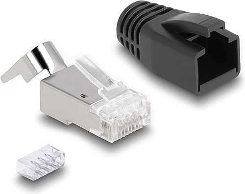 Delock RJ45 Modularer Stecker mit Zugentlastung 25er Set von DeLOCK