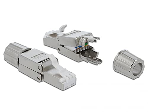 Delock RJ45 Stecker Cat.6A STP werkzeugfrei von DeLOCK