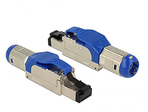 Delock RJ45 Stecker feldkonfektionierbar Cat.8.1 Metall Delock RJ45 Stecker feldkonfektionierbar Cat.8.1 Metall von DeLOCK