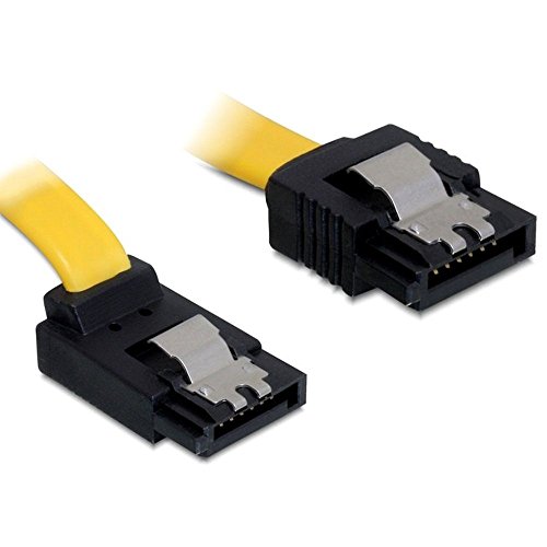 Delock SATA 6 GB/S Kabel gerade auf Oben gewinkelt 50 cm gelb Delock SATA 6 GB/S Kabel gerade auf Oben gewinkelt 50 cm gelb von DeLOCK