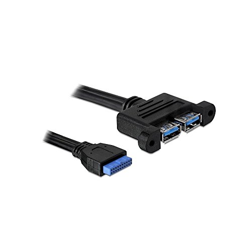 Delock USB 3.0 zu 2X USB 3.0 A Pinheader Kabel Delock USB 3.0 zu 2X USB 3.0 A Pinheader Kabel von DeLOCK