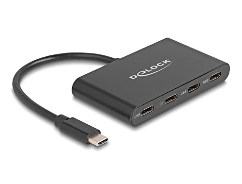 Delock USB 3.2 Gen 2 USB Type-C Hub mit 4 x USB Type-C Buchse - 10 Gbps von DeLOCK