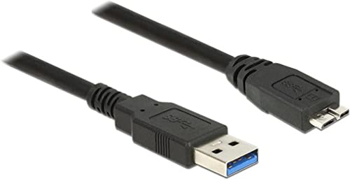 Delock USB-Kabel USB 3.2 Gen1 (USB 3.0 / USB 3.1 Gen1) USB-A Stecker, USB-Micro-B 3.0 Stecker 3.00m von DeLOCK