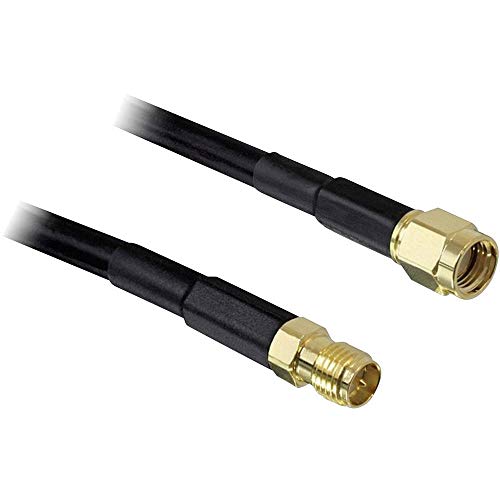 Delock 88430 WLAN Antennenkabel (RP-SMA Stecker, 2m) von DeLOCK