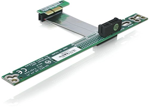 Interface Card/PCI Express Riser Karte mit flexiblem Kabel 7 cm Delock 41752 ® von DeLOCK