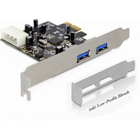 Schnittstellenkarte, PCI Express an 2x USB 3.0, Delock® [89241] von DeLOCK