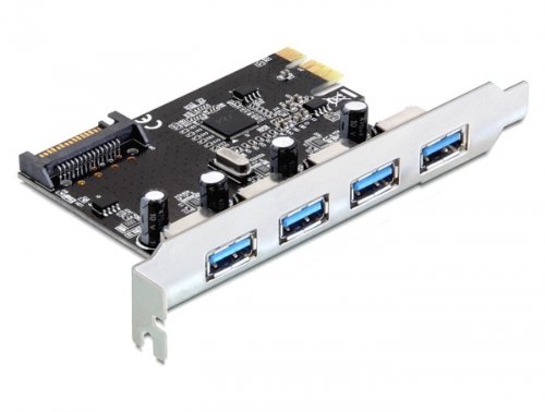 Schnittstellenkarte PCI Express an 4 x USB 3.0, Delock® [89297] von DeLOCK