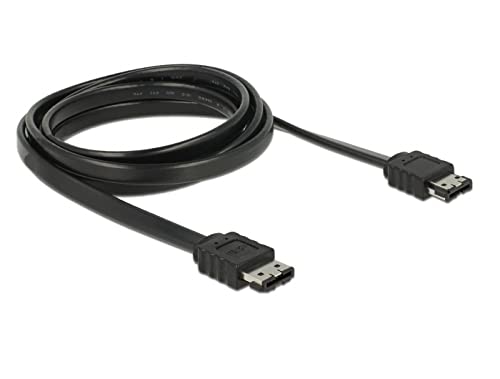 delock Kabel eSATA 3 GB/S Buchse > eSATA Buchse 200 cm Schwarz delock Kabel eSATA 3 GB/S Buchse > eSATA Buchse 200 cm Schwarz von DeLOCK