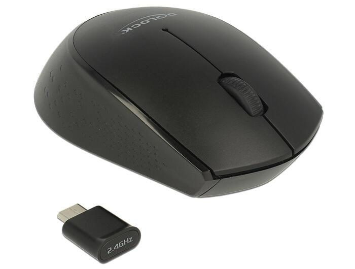 DeLOCK 12526 kabellose Maus - 2.4 GHz - Schwarz DeLOCK 12526 kabellose Maus - 2.4 GHz - Schwarz von DeLock