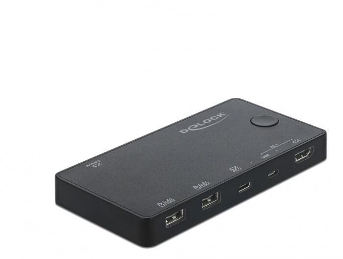 DeLOCK KVM Switch HDMI / USB-C mit USB 2.0 von DeLock