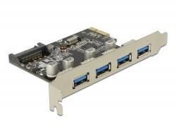 DeLOCK PCI Express Card zu 4x extern SuperSpeed USB 5 Gbps Type-A Buchse von DeLock