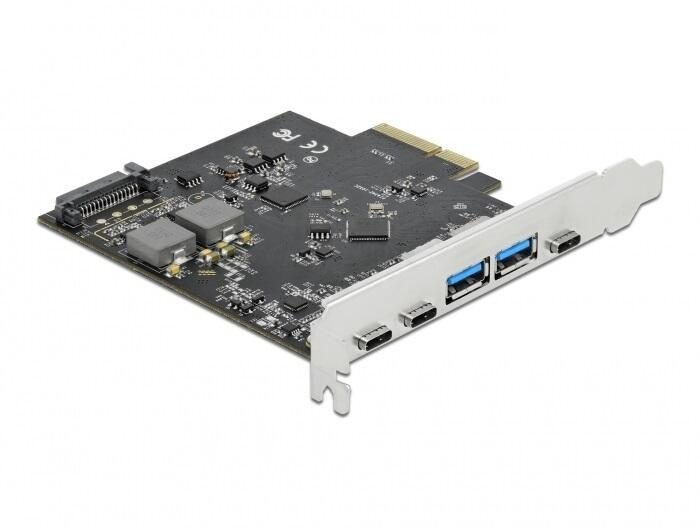 DeLOCK PCI Express x4 Karte zu USB Type-C / USB Typ-A DeLOCK PCI Express x4 Karte zu USB Type-C / USB Typ-A von DeLock