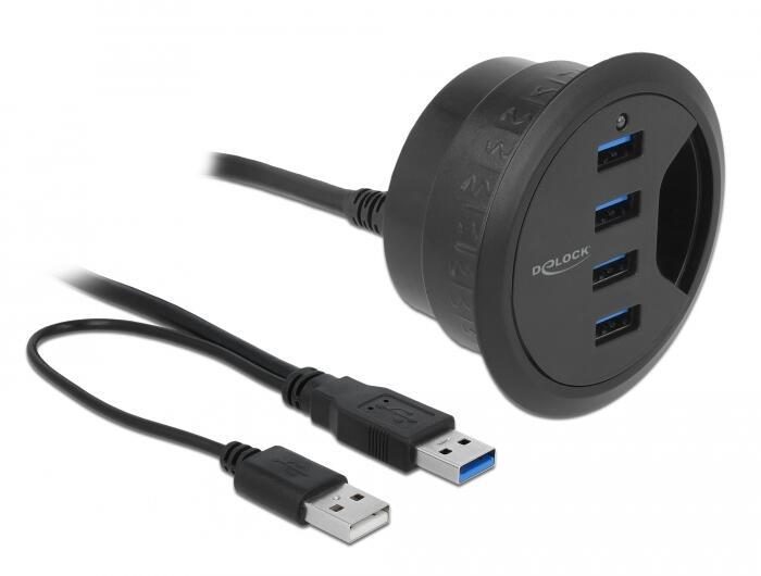 DeLOCK Tisch-Hub 4 Port USB 3.0 von DeLock