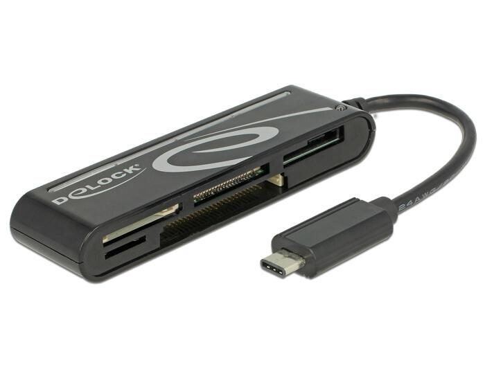 DeLOCK USB 2.0 Kartenleser USB Type-C Stecker 5 Slots DeLOCK USB 2.0 Kartenleser USB Type-C Stecker 5 Slots von DeLock