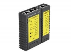Delock Kabeltester RJ45 / RJ12 + Portfinder Delock Kabeltester RJ45 / RJ12 + Portfinder von DeLock