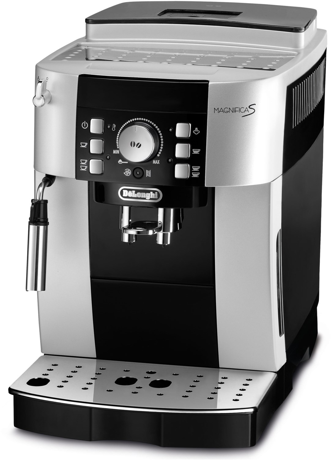 DeLonghi ECAM 21.116.SB Magnifica S Kaffeevollautomat, silber schwarz von DeLonghi