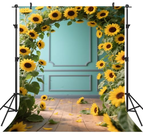 DePhoto Herbsthintergrund, Sonnenblumen, Wandernte, Hintergrund für Thanksgiving, Party-Dekorationen, Schießrequisiten, Vinyl DePhoto Herbsthintergrund, Sonnenblumen, Wandernte, Hintergrund für Thanksgiving, Party-Dekorationen, Schießrequisiten, Vinyl von DePhoto