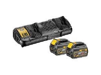 DeWALT DCB132T2-QW, Batterie- & Ladegerät-Set, Lithium-Ion (Li-Ion), 4 Ah, 18 V, DeWalt, Schwarz, Gelb von DeWalt