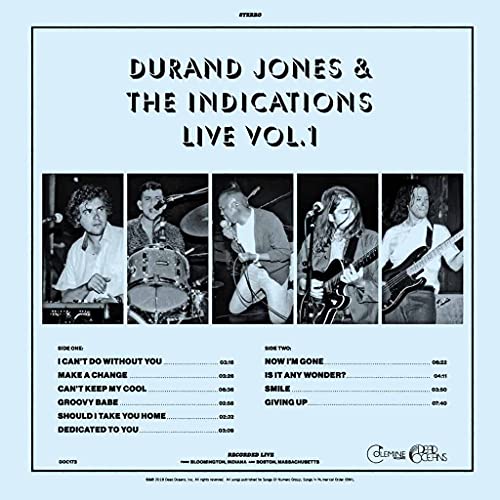Durand Jones & The Indications: Live Vol. 1 [Vinyl LP] von Dead Oceans
