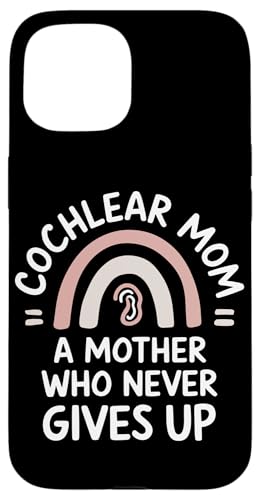 Cochlea-Implantat Awareness Cochlea-Implantat Mama Hülle für iPhone 15 Cochlea-Implantat Awareness Cochlea-Implantat Mama Hülle für iPhone 15 von Deaf Pride Gifts for Women and Men