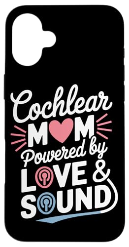 Cochlea-Implantat Awareness Cochlea-Implantat Mama Hülle für iPhone 16 Plus Cochlea-Implantat Awareness Cochlea-Implantat Mama Hülle für iPhone 16 Plus von Deaf Pride Gifts for Women and Men