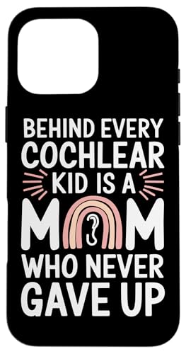 Cochlea-Implantat Awareness Cochlea-Implantat Mama Hülle für iPhone 16 Pro Max Cochlea-Implantat Awareness Cochlea-Implantat Mama Hülle für iPhone 16 Pro Max von Deaf Pride Gifts for Women and Men